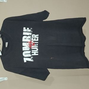 Zombie Hunter, Port and Company Short Sleeve T-Shirt, Size XL